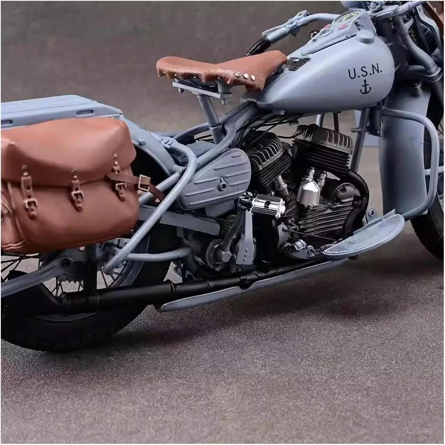 合成品】 海軍フランクリン 1/10 ヴィンテージクラシックオートバイ